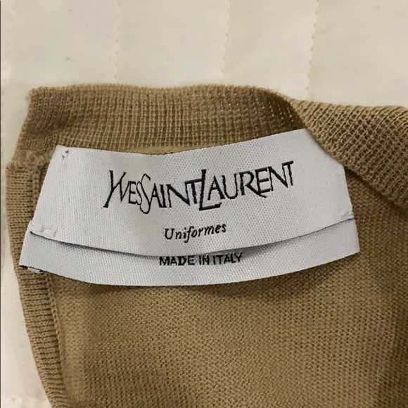 Yves Saint Laurent - 100% virgin wool t-shirt - Picture 4 of 5